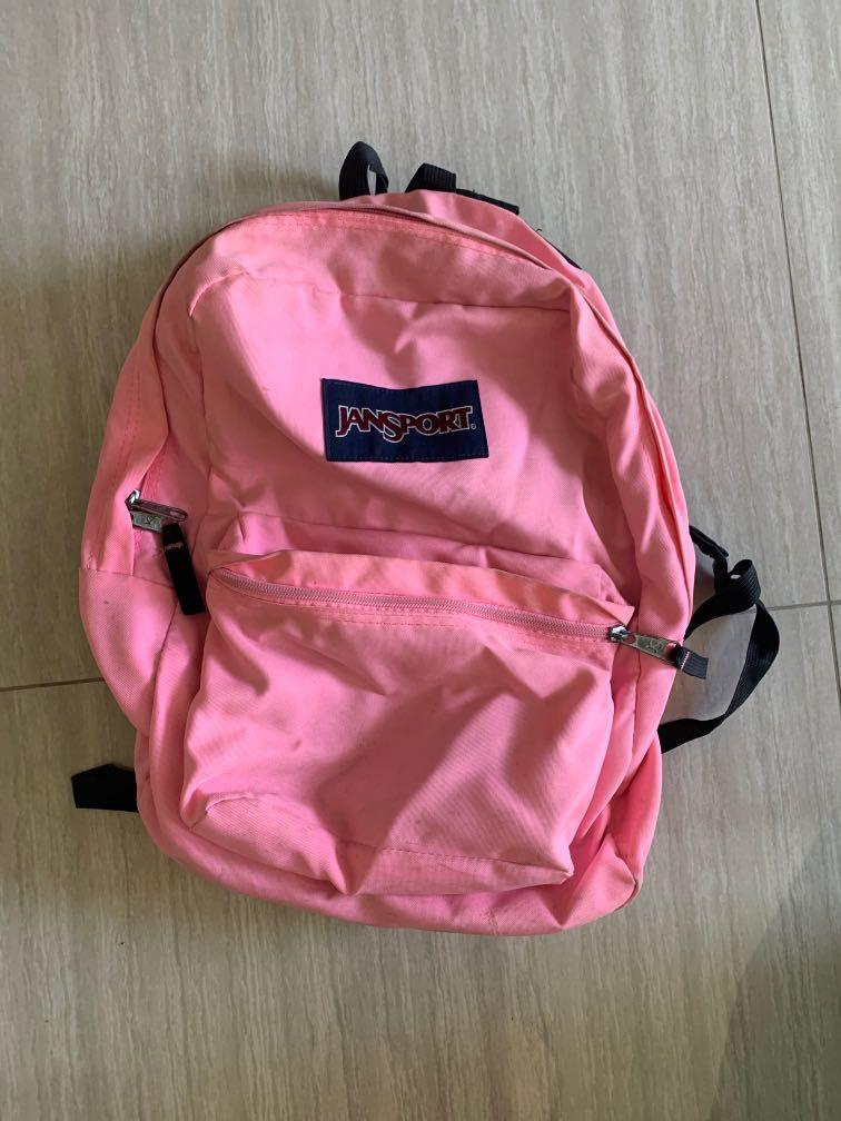 Light pink jansport backpack clearance