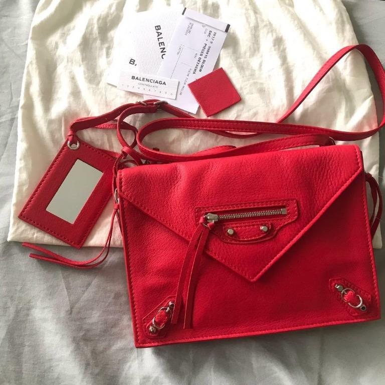 Balenciaga Papier XS Crossbody Small in Red Luxury Bags Wallets on Carousell