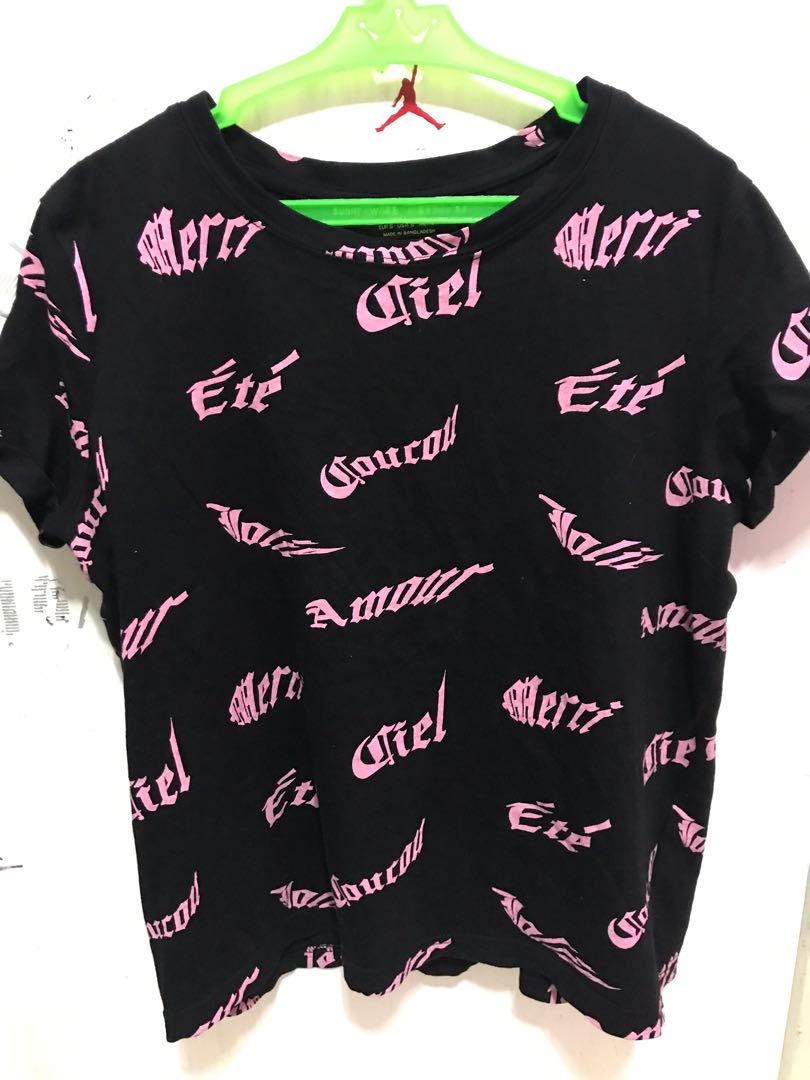 bershka blackpink shirt