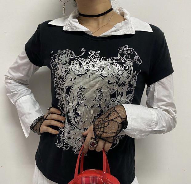 Black egirl/goth shirt (Category: Blouses) located in Manila. Submitted by charief (Listing ID 1091782358, Image 1). Description: .