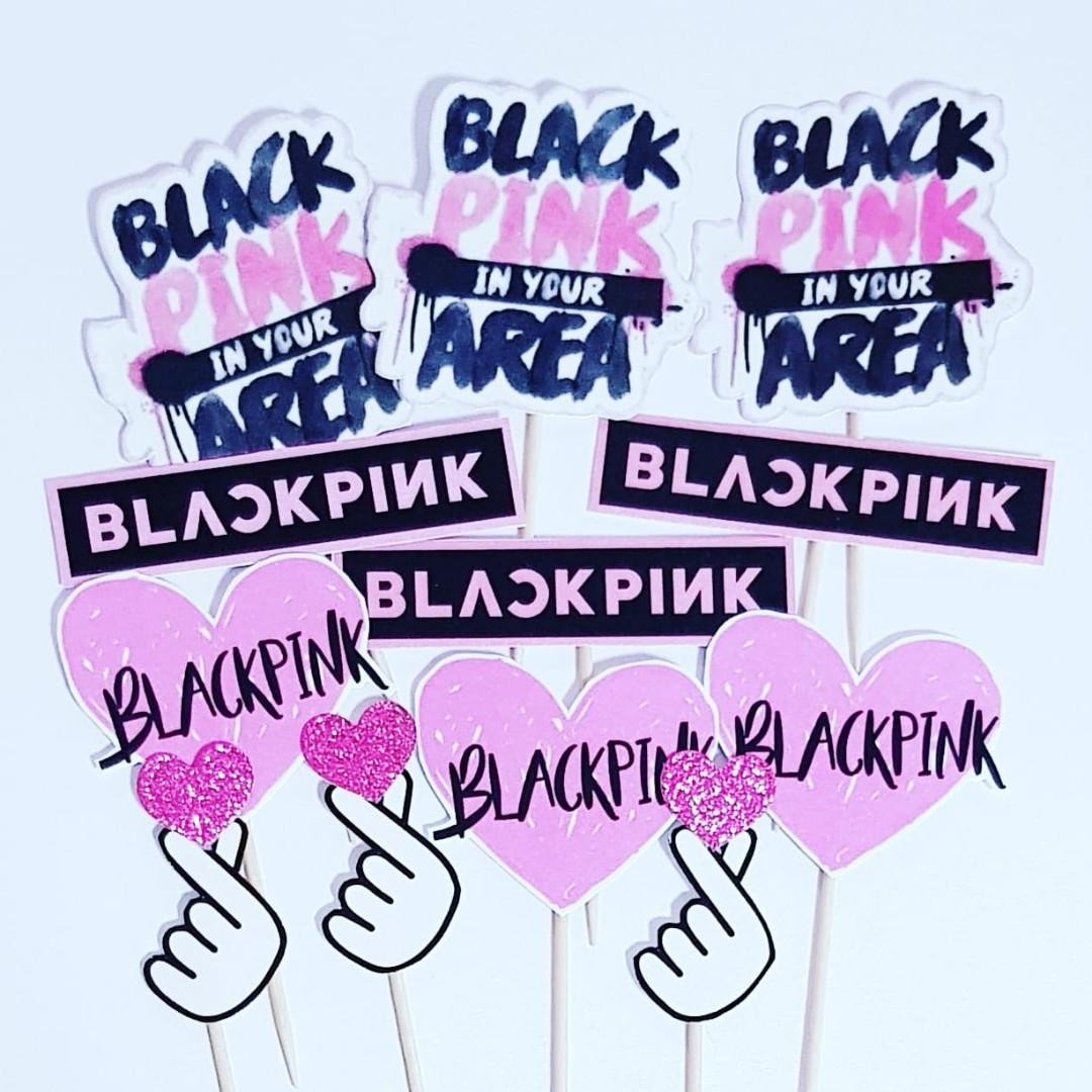 blackpink cake topper customized name birthday hobbies toys