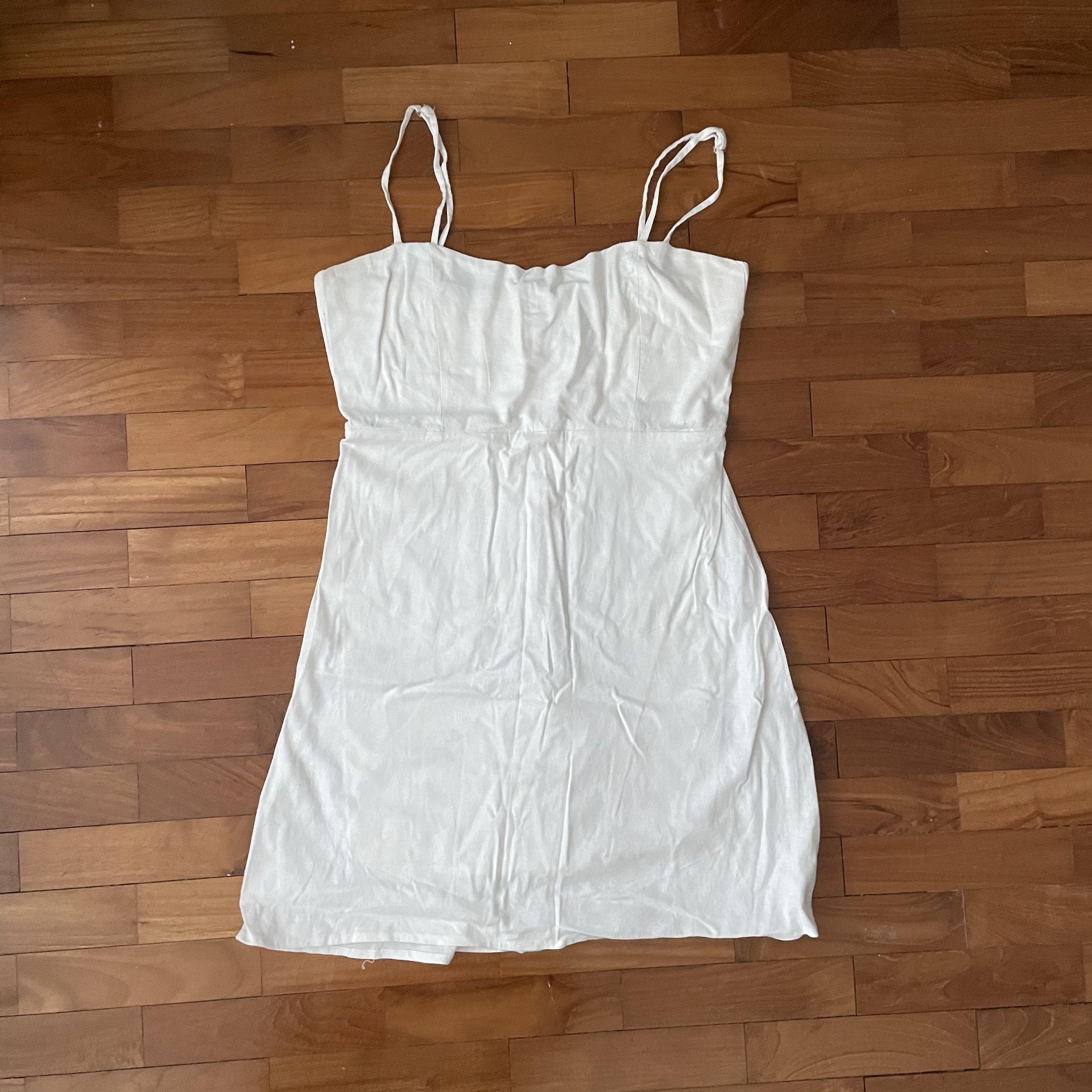 Brandy melville white dress, Women's Fashion, Dresses & Sets