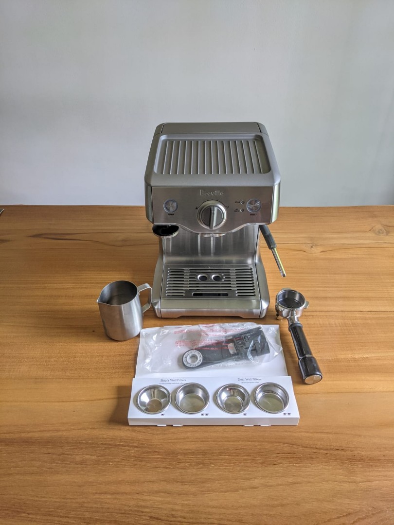 Breville BES810BSS Duo Temp Pro Espresso Machine, Stainless Steel, TV