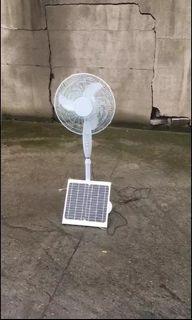 Brushless Solar Standing Fan 16"  with panel