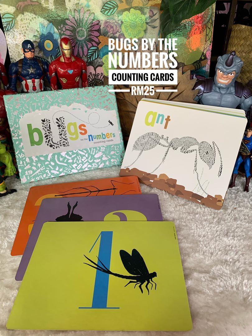 Bugs by the numbers counting cards, Hobbies & Toys, Toys & Games on ...
