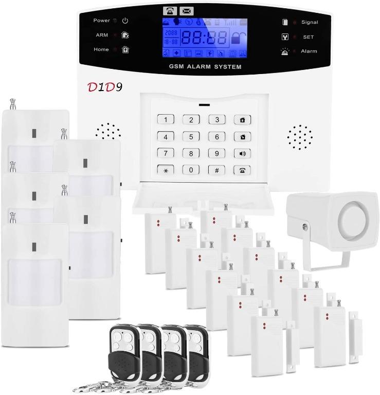 LED BURGLAR FIRE ALARM HOUSE AUTO-DIALER NEW WIRELESS HOME SECURITY SYSTEM 