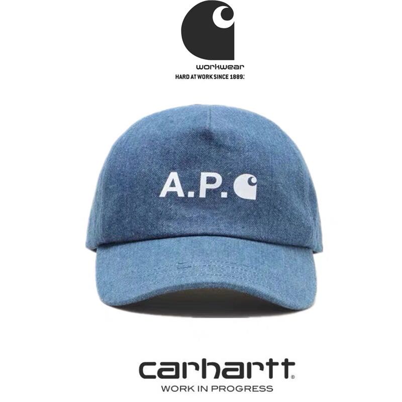 Carhartt x A.P.C Denim Cap APC, Men's 