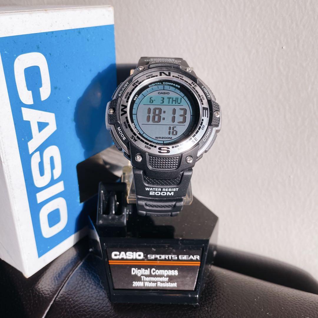 Casio Twin Sensor Watch Digital Compass Thermometer SGW 100 1V