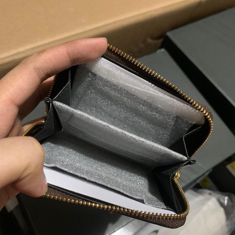 Coach zip around coin purse clearance