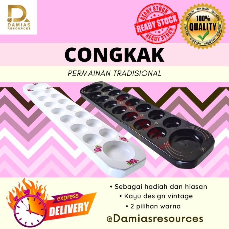 Congkak kayu permainan traditional Melayu / games, Home 