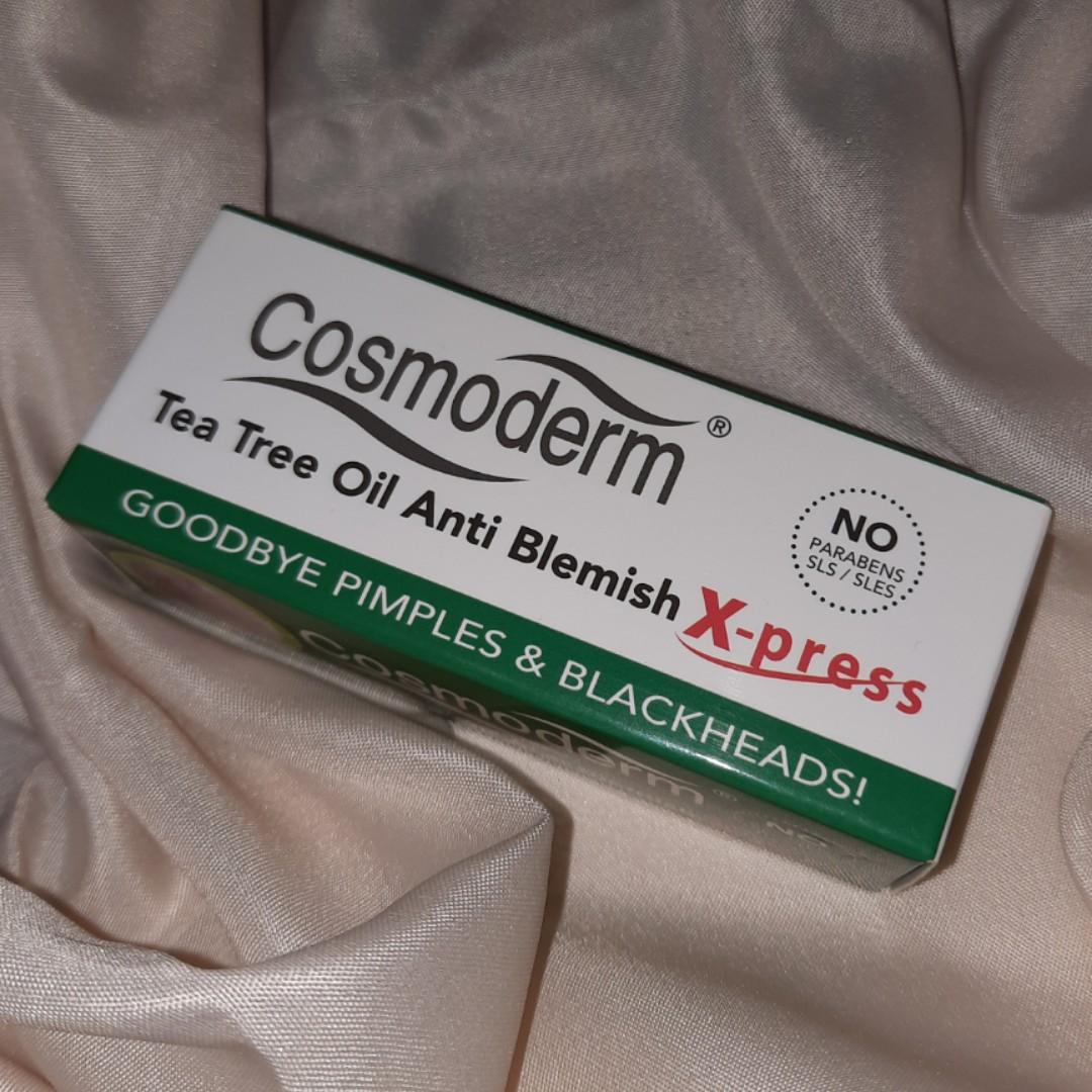 Cosmoderm Tea Tree Oil Anti Blemish X Press Health Beauty Skin Bath Body On Carousell
