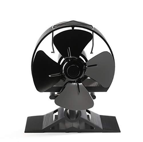 CRSURE Wood Stove Fan, 4-Blade Fireplace Fan Heat Powered, Thermal Fans for  Wood Stoves/Burner/Wood burning Stove Top, Eco Friendly Fans Specially for  Pellet Stove.(Mini Size), Everything Else on Carousell