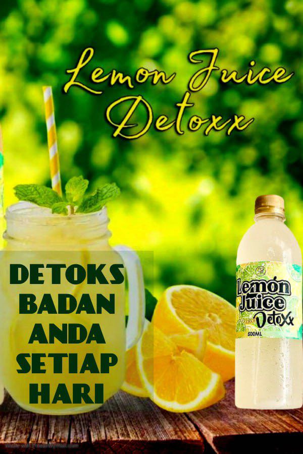 Detox Lemon Jus Kurus Food Drinks Drinks On Carousell