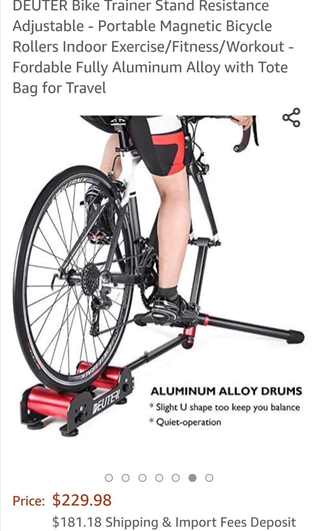 Deuter bike trainer rollers sales
