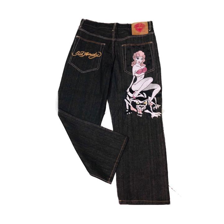 Ed hardy denim pants, Fesyen Pria 