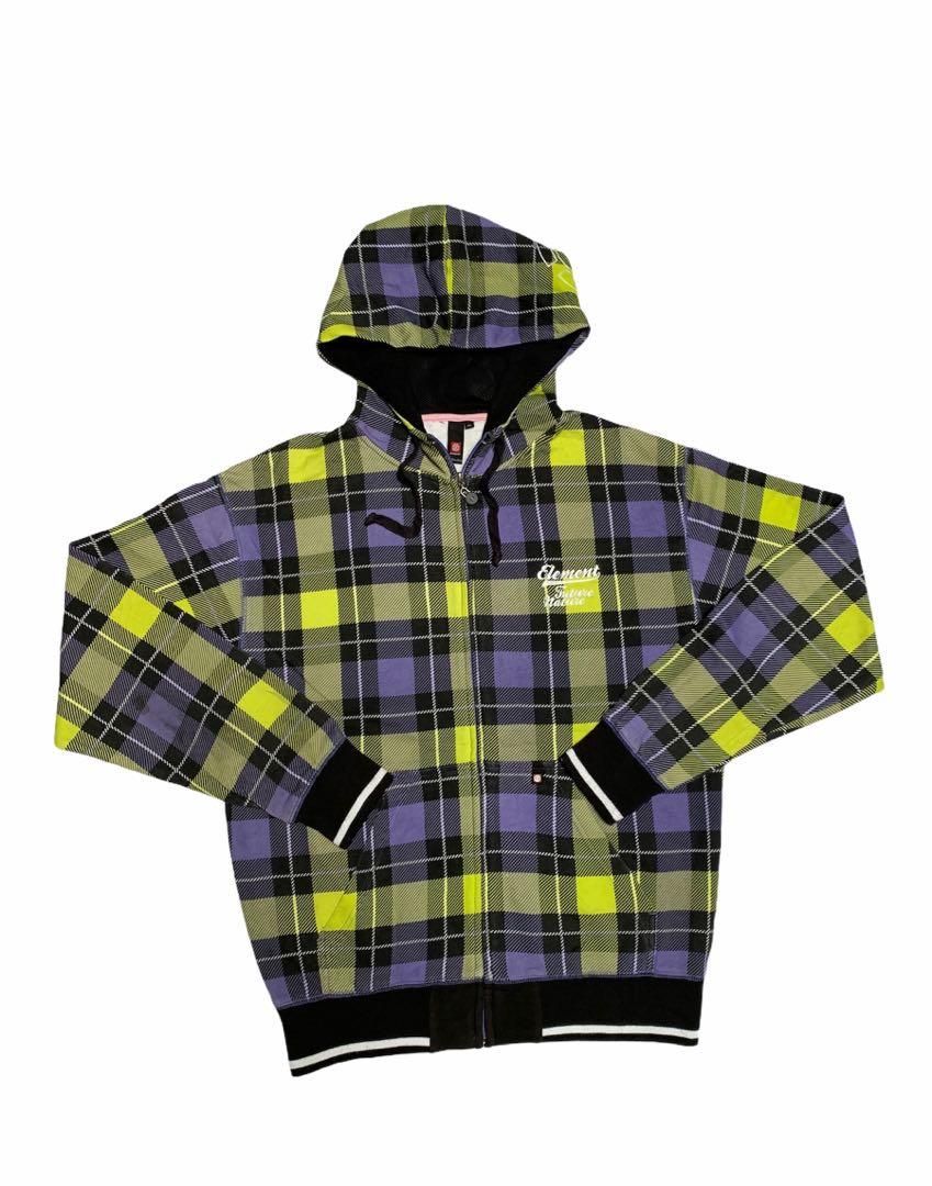 Element Zipper Hoodie Jacket, Fesyen 
