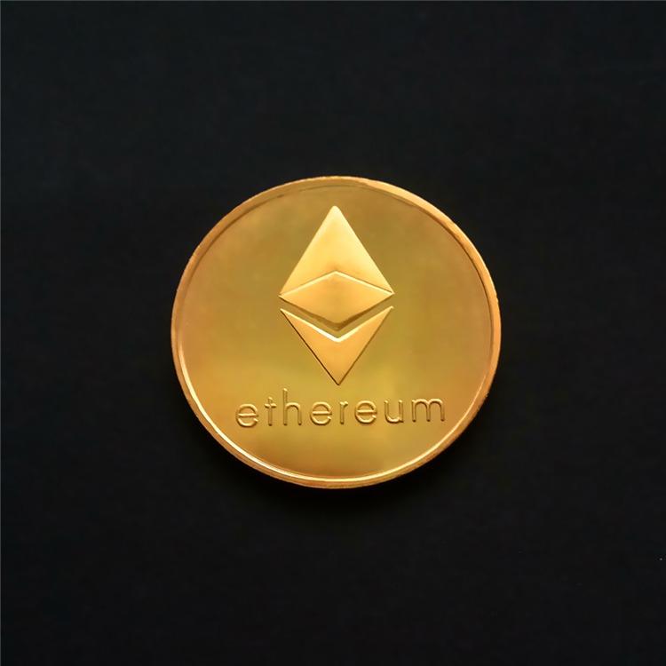 ETHEREUM! Rare GOLD PLATED Collectible Gift COIN!  
