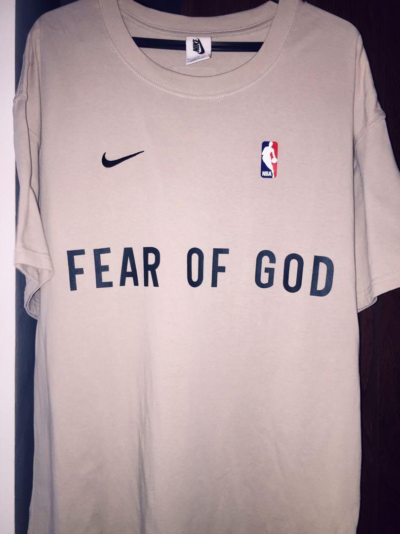 FEAR OF GOD / Nike WarmUp TShirt Oatmeal