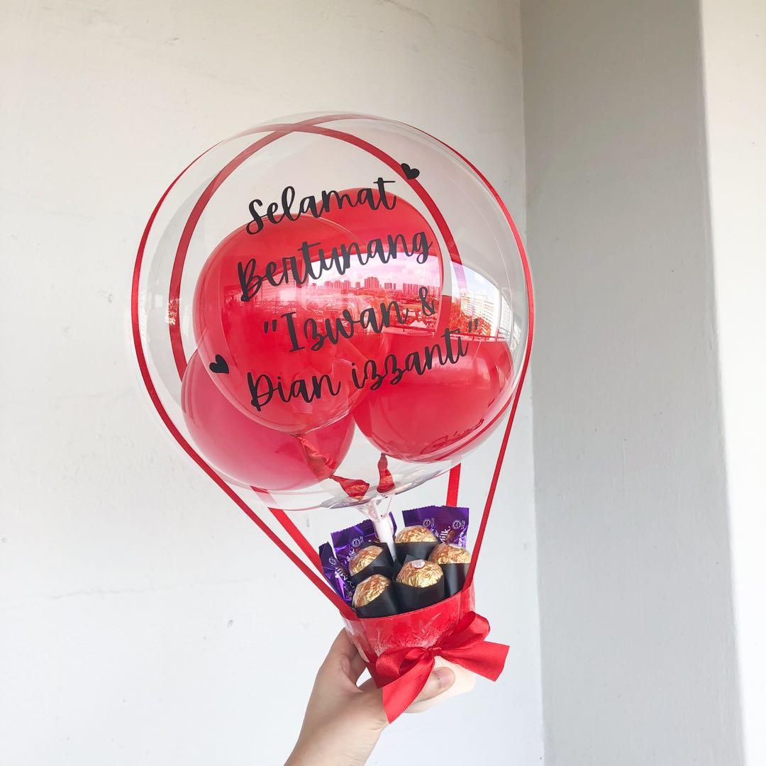 Set Mini Bouquet Cadburry Coklat Balloon, Hobbies & Toys