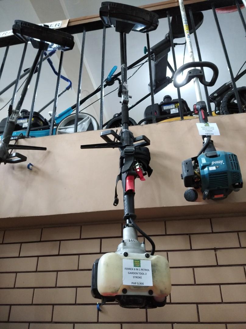 Ferrex 6 in 1 Petrol Garden Tool 2 Stroke, Furniture & Home Living, Gardening, Grass Mowers