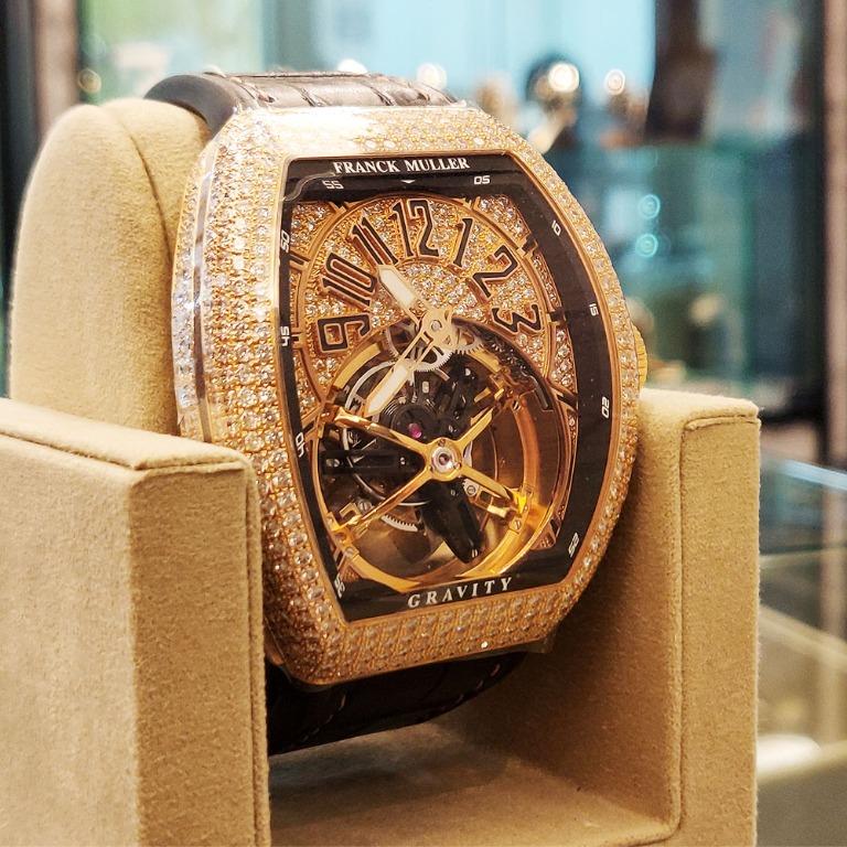 Franck Muller Vanguard Gravity Tourbillon V45 T GR CS DCD Luxury