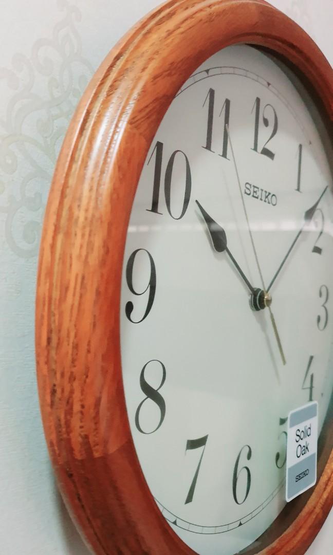 SEIKO WALL CLOCK, Furniture & Home Living, Home Decor, Clocks on Carousell