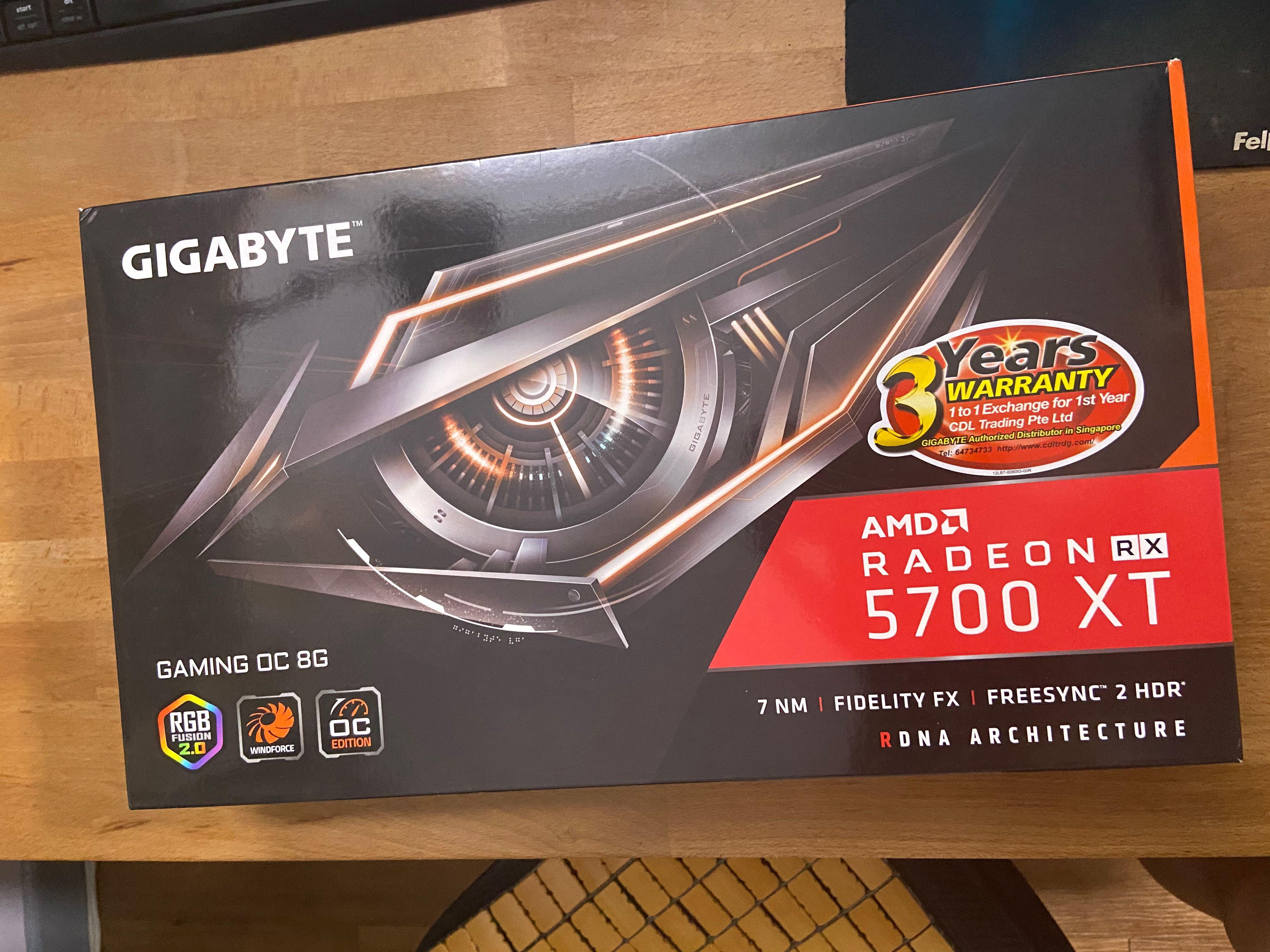 Gigabyte Radeon RX 5700 XT 8GB GAMING OC Video Card