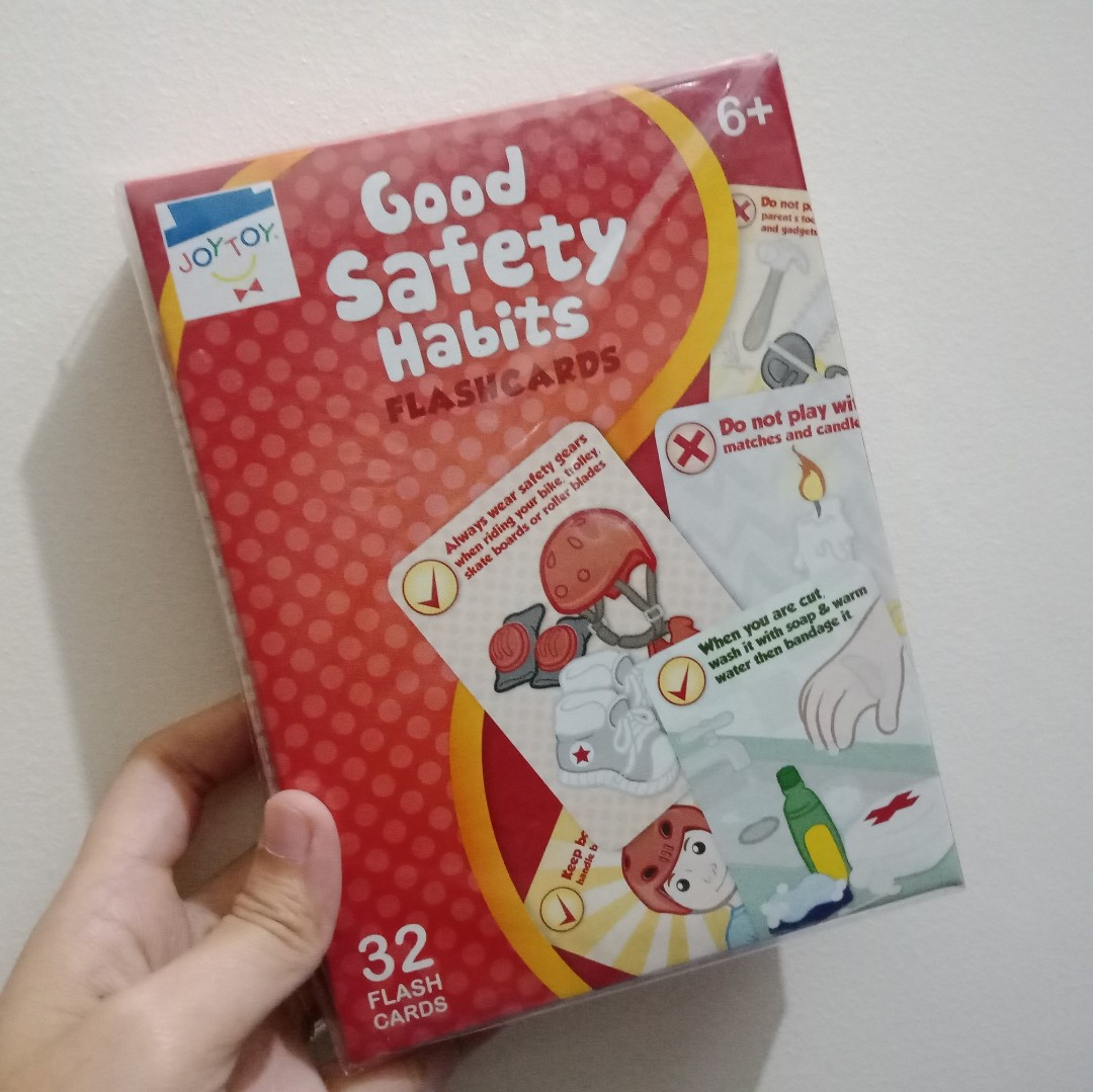 Good Safety Habits Flash Cards, Hobbies & Toys, Toys & Games on Carousell