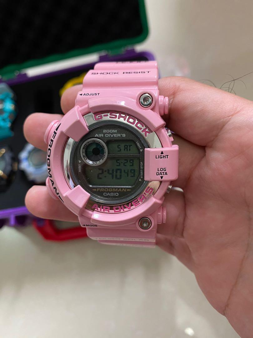G Shock Frogman Pink Men s Fashion Watches Accessories