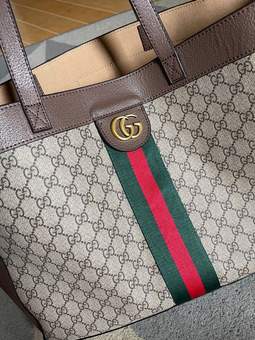 Medium ophidia soft 2025 gg supreme canvas tote