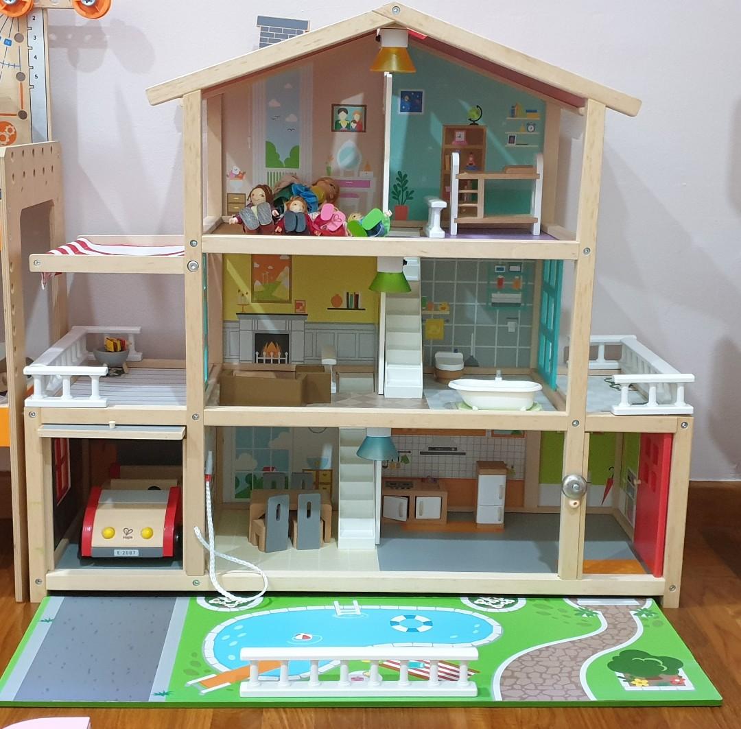 Hape dollhouse 2025 mansion