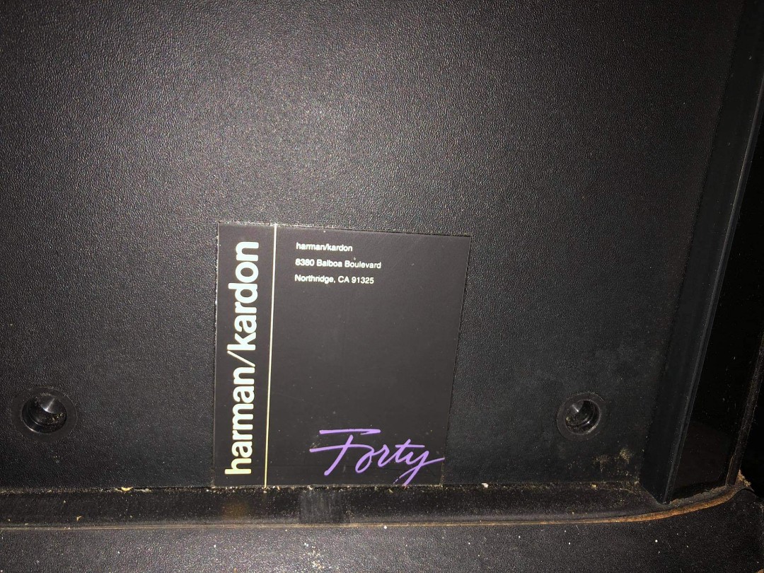 Harman kardon forty clearance speakers