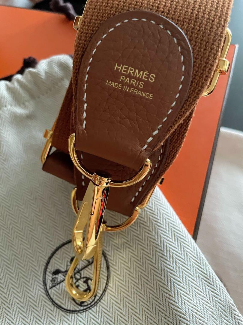 Hermes Clemence Gold Evelyne 29 GHW, Luxury, Bags & Wallets on