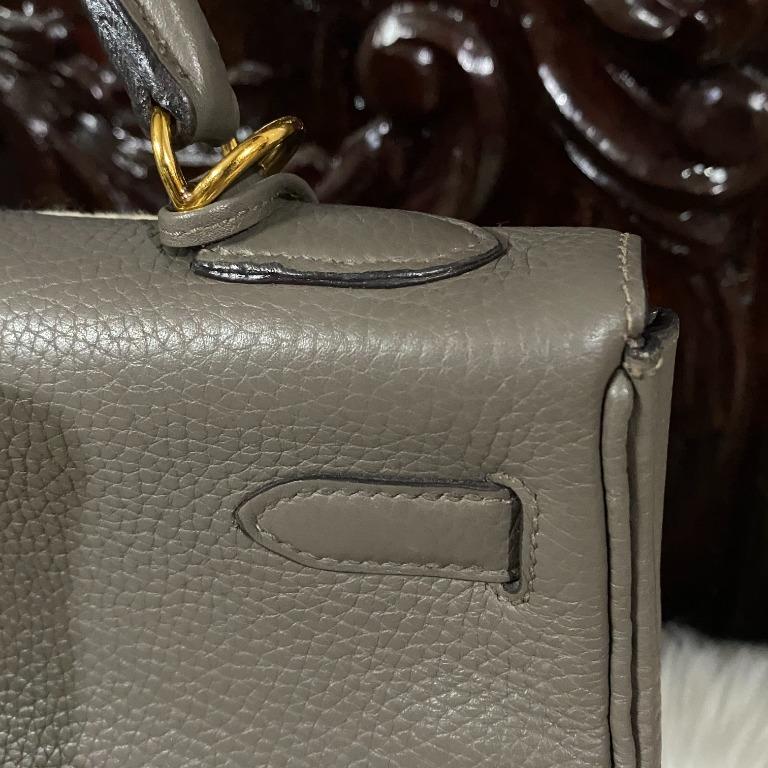 Hermes Kelly 32 Etain (Category: Luxury Bags & Wallets) located in Quezon City. Submitted by luxurybrokerph (Listing ID 1091881593, Image 2). Description: with dustbag Gold Hardware open for layaway up to 6 months in excellent condition Best offer on cash. .