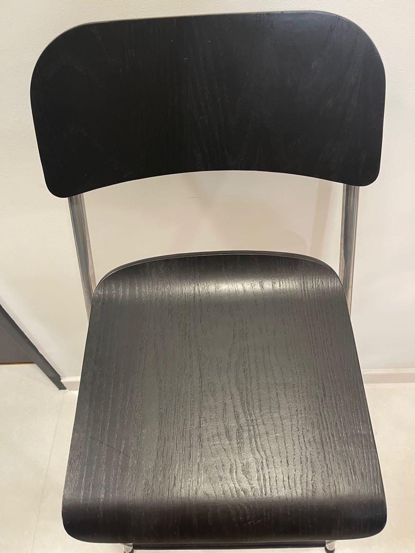 IKEA FRANKLIN FOLDABLE BAR CHAIR, Furniture & Home Living, Furniture