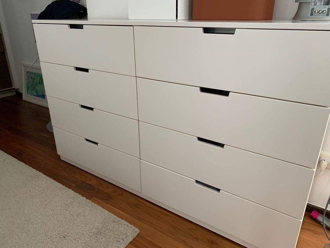 Nordli chest of shop 8 drawers
