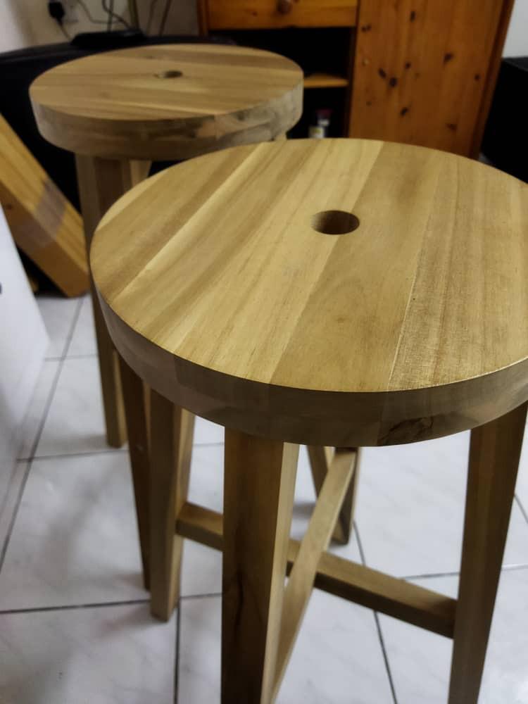 Ikea Skogsta Bar Stool Furniture Home Living Furniture Chairs