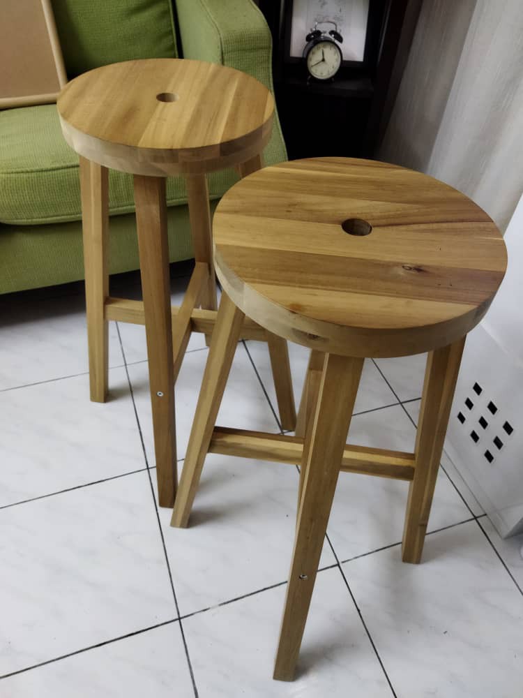 Ikea Skogsta Bar Stool Furniture Home Living Furniture Chairs