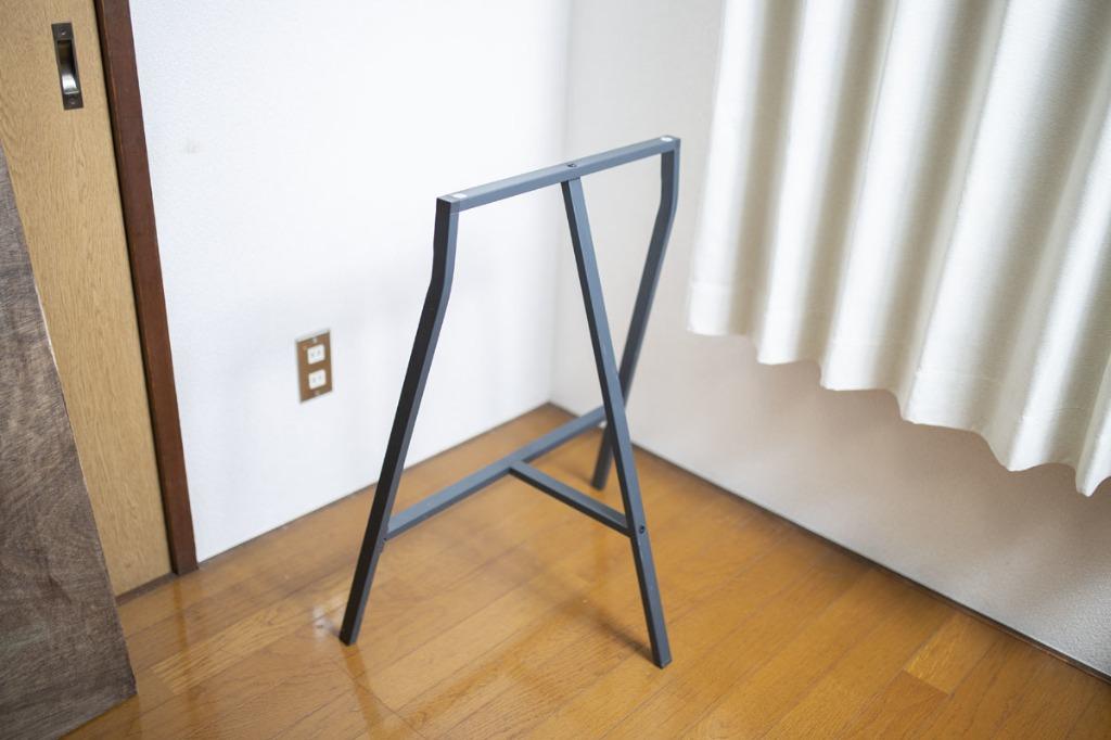 IKEA VIKA LERBERG Trestle table leg BLACK SET, Furniture & Home Living