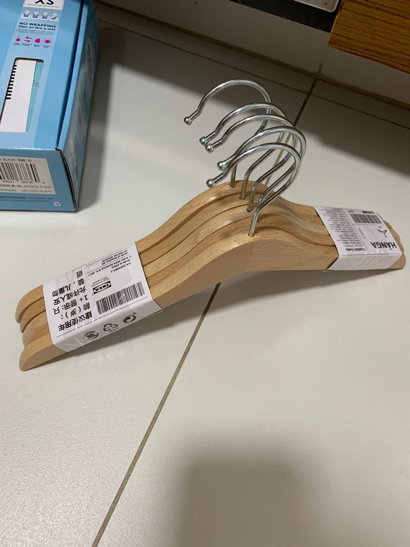 Ikea wood hangers children Babies Kids Baby Nursery Kids Furniture Kids Wardrobes Storage on Carousell