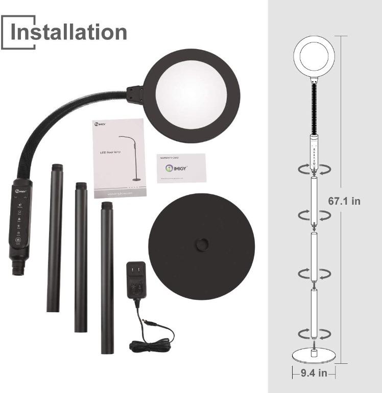 Imigy led floor lamp 2025