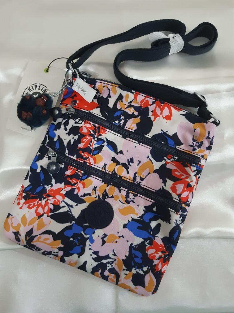Kipling Keiko Crossbody Mini Bag Splashy Posies, Women's Fashion, Bags ...