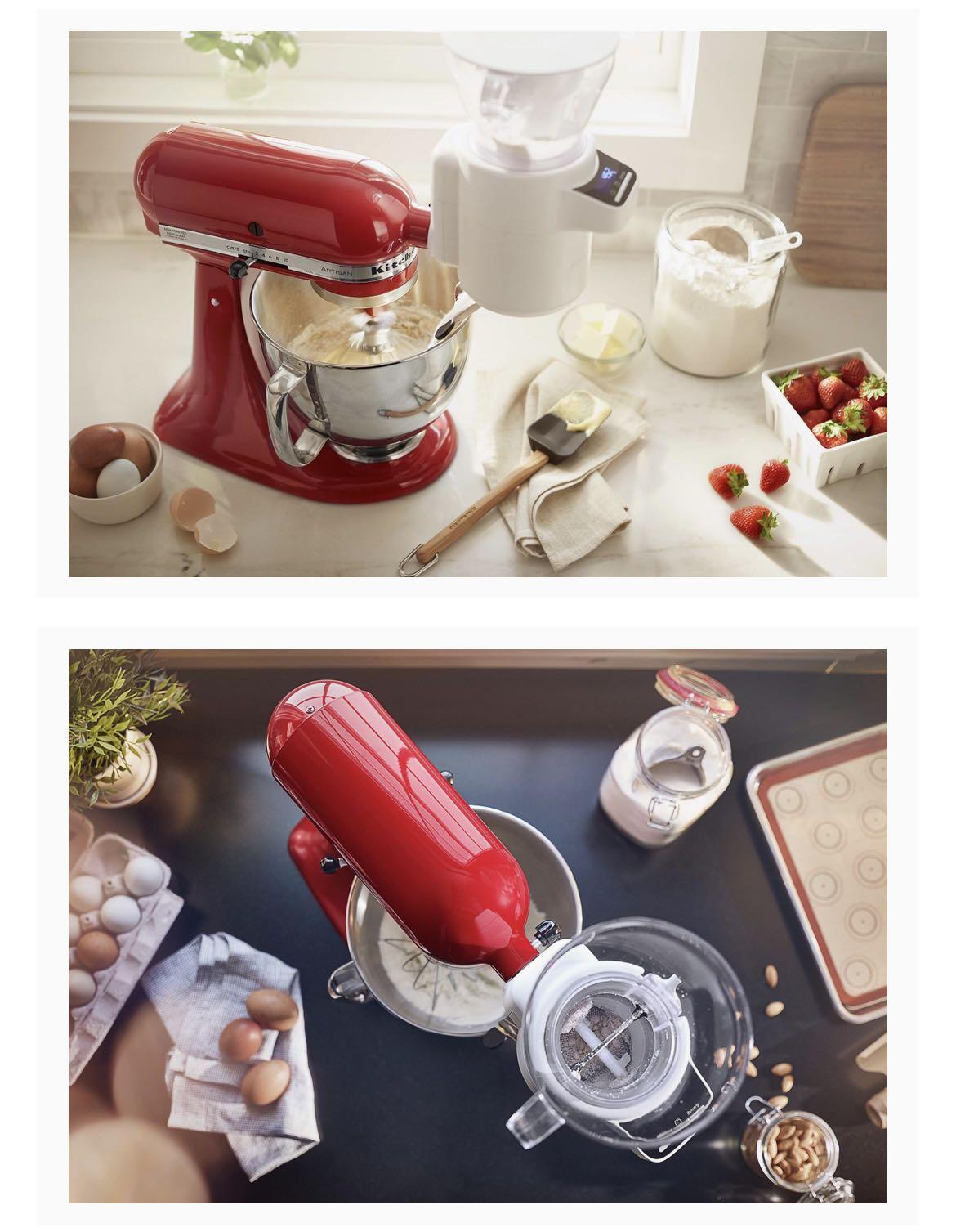 Kitchenaid Stand Mixer Attachment [Sifter + Scale], TV & Home