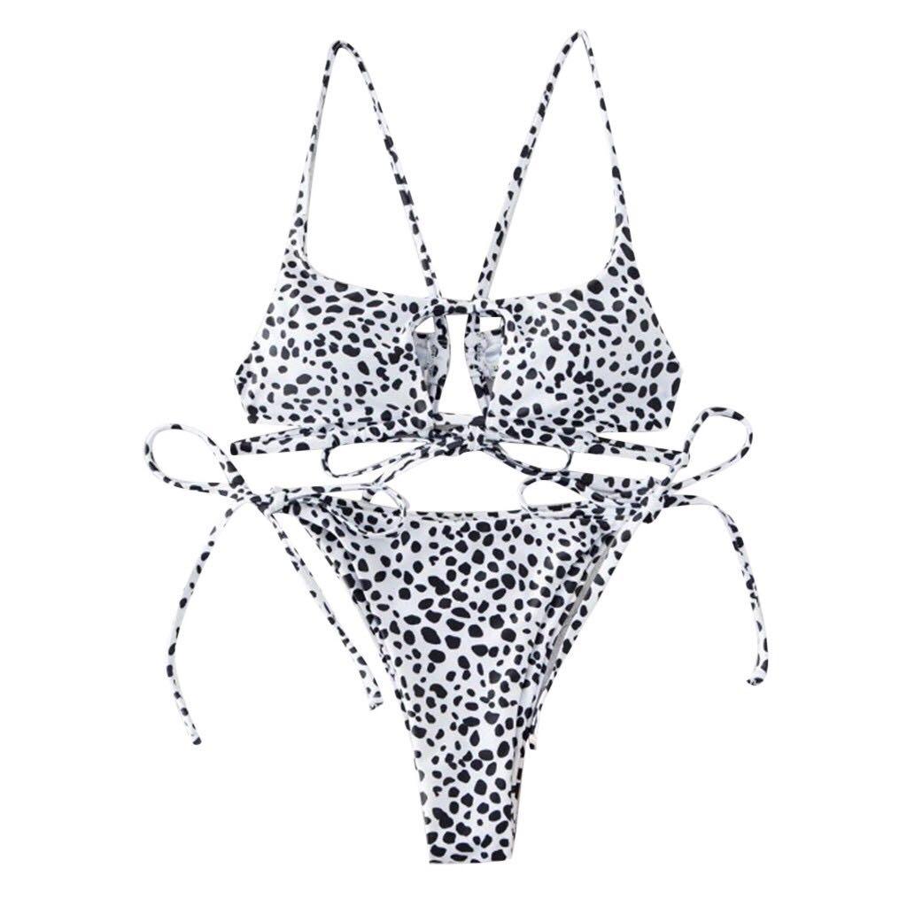 Leopard Cheeky Bikini, Women's Fashion, Swimwear, Bikinis & Swimsuits