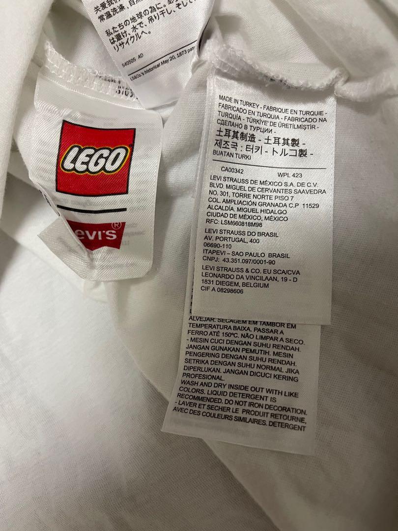 Levis X Lego T Shirt, Men's Fashion, Tops & Sets, Tshirts & Polo Shirts on  Carousell