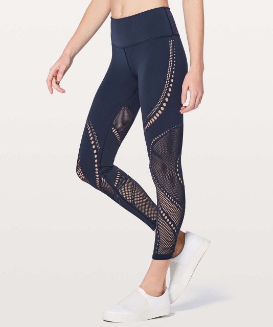 Lululemon reveal tights navy size 6 