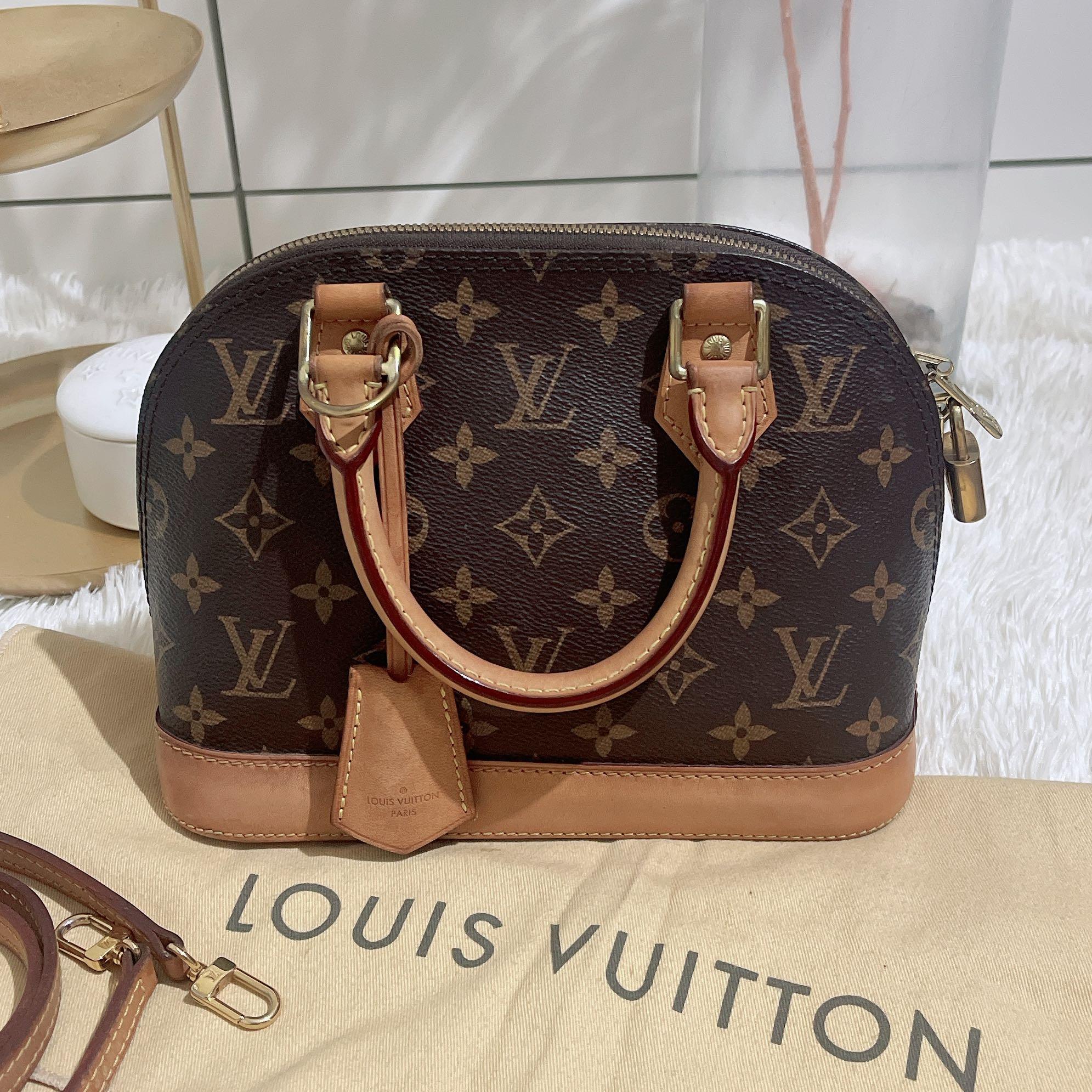 LV Alma Bb Monogram Authentic, Luxury, Bags & Wallets on Carousell