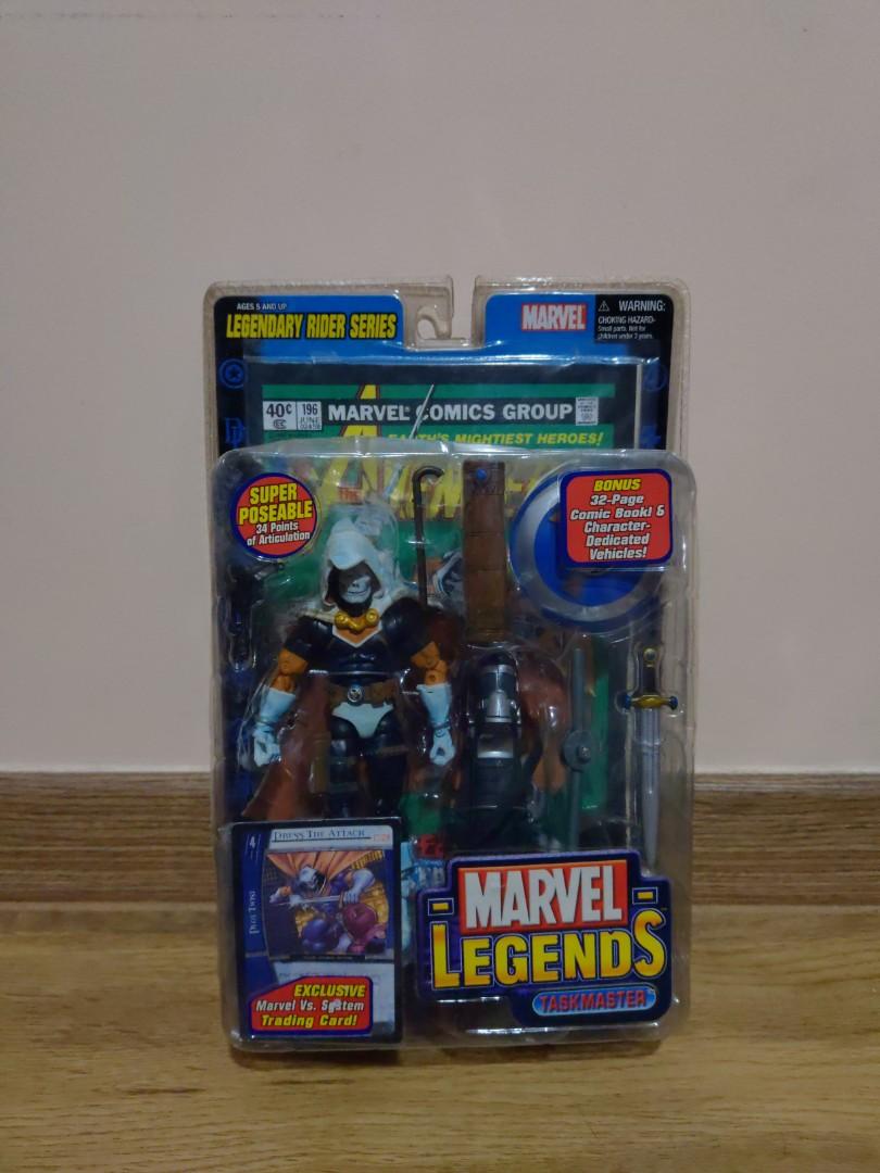 Marvel Legends Taskmaster (Category: Toy Figures) located in Singapore. Submitted by al.frekzio (Listing ID 1091895083, Image 1). Description: Packaging is a little dented as in Pic 2. Price is fixed.