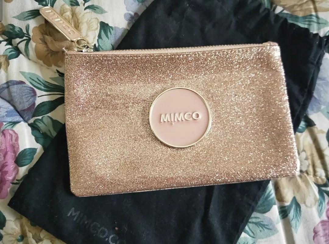 Mimco rose hotsell gold clutch