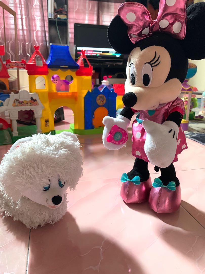 Minnie mouse walk and play puppy clearance